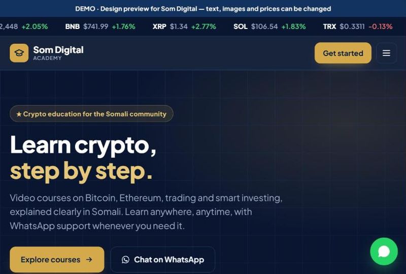 Som Digital academy design preview